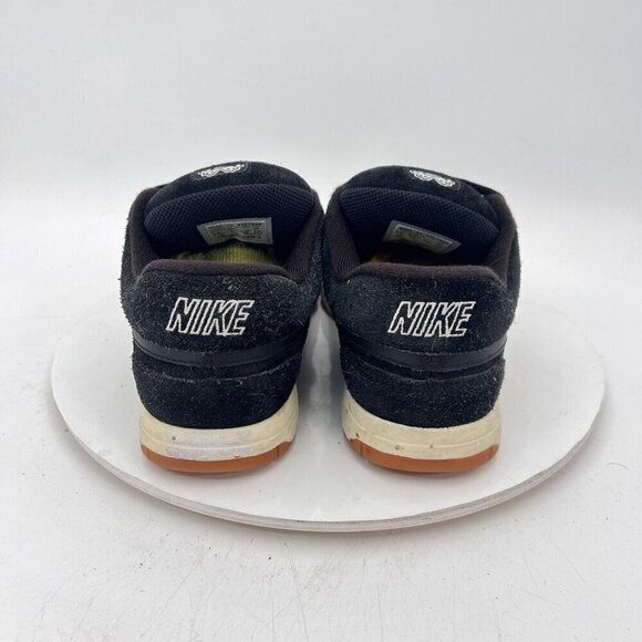 Nike Air Morgan 6.0 Youth Size 6.5Y Women 8 312279 001 Black Suede Low Shoes - Picture 6 of 13